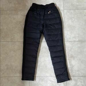 Unbranded black downfilled pant